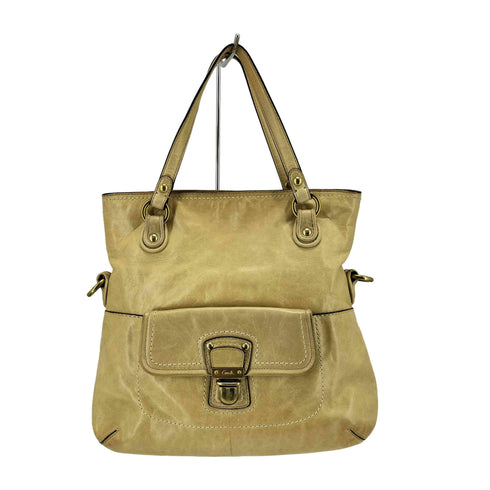 コーチ COACH レザー ミニ トートバッグ ハンドバッグ leather mini totebag handbag レディース