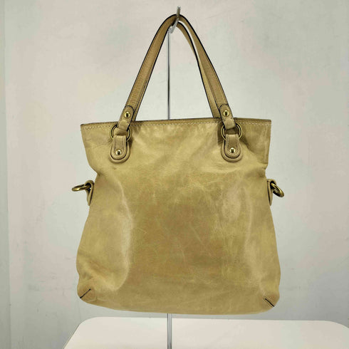 コーチ COACH レザー ミニ トートバッグ ハンドバッグ leather mini totebag handbag レディース