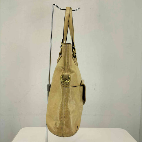 コーチ COACH レザー ミニ トートバッグ ハンドバッグ leather mini totebag handbag レディース