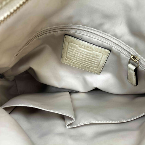 コーチ COACH レザー ミニ トートバッグ ハンドバッグ leather mini totebag handbag レディース