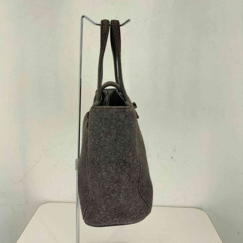 コーチ COACH ウール ファブリック トートバッグ ハンドバッグ レディース