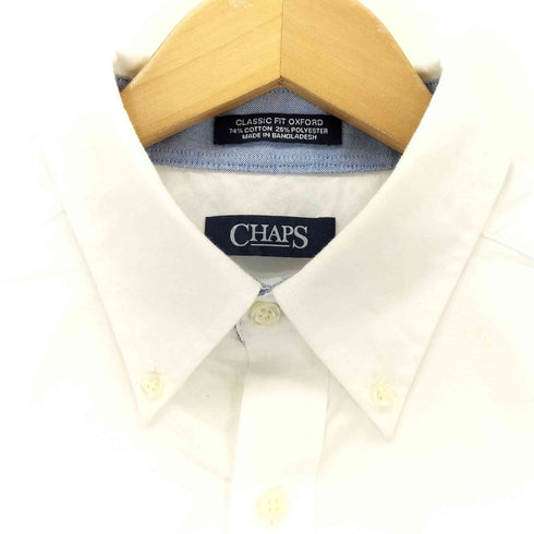チャップス CHAPS スタンドカラーコットンポリ BDシャツ メンズ
