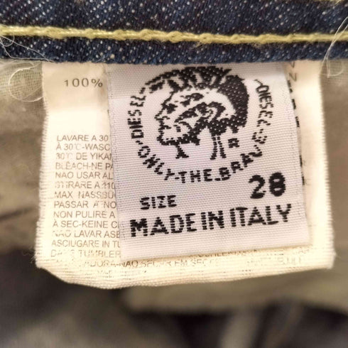 ディーゼルインダストリー Diesel Industry 00S ウォッシュ色落ち加工 ローライズ フレアデニムパンツ レディース US:28-29