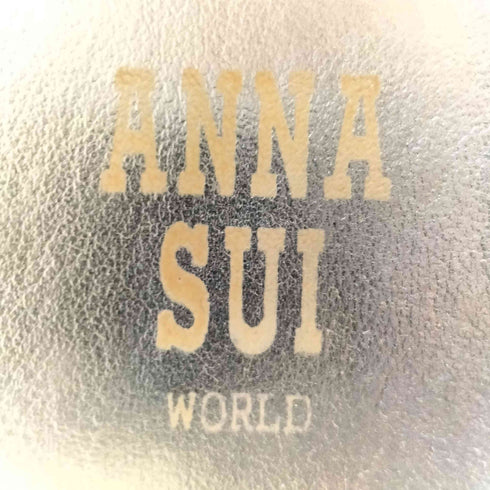 アナスイ ANNA SUI マルチカラー ラメツイード スリッポン レディース