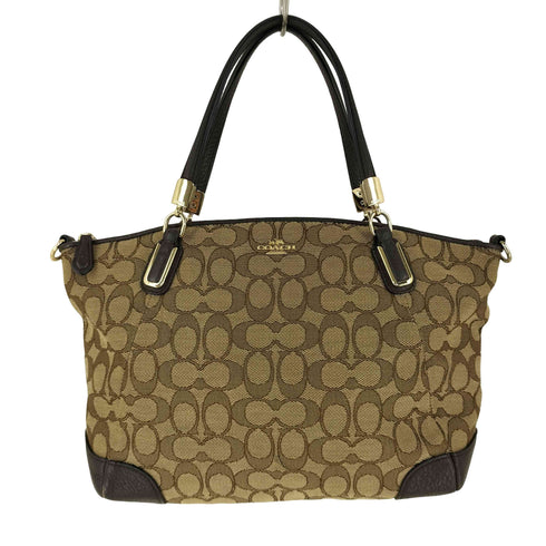 コーチ COACH シグネチャー ハンドバッグ signature handbag レディース