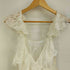 ザラ ZARA LACE RUFFLE DRESS ノースリーブワンピース レディース import:M