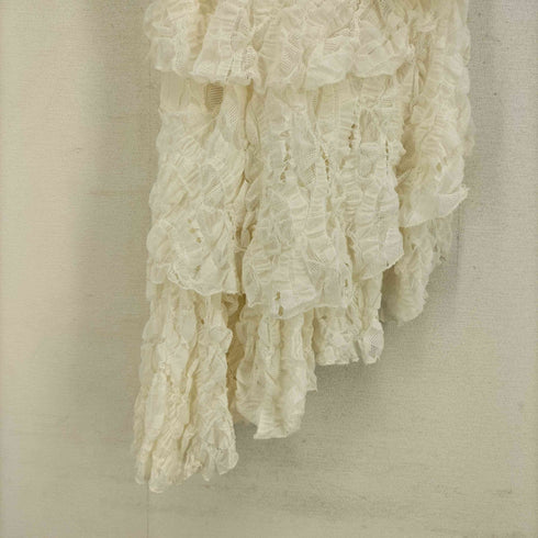ザラ ZARA LACE RUFFLE DRESS ノースリーブワンピース レディース import:M