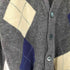 ブルックスブラザーズ BROOKS BROTHERS 80-90S 香港製 アーガイルウールニットカーディガン メンズ L