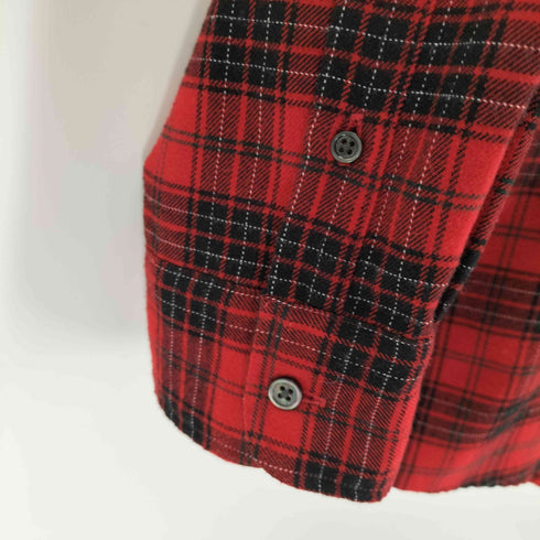 ヴィクティム VICTIM BIG CHECK SHIRTS ビッグシルエットチェックシャツ メンズ L
