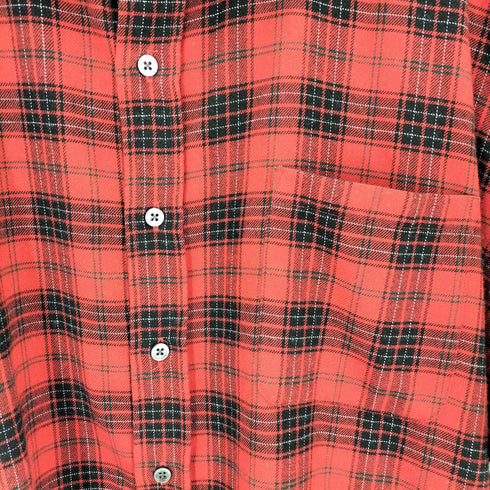 ヴィクティム VICTIM BIG CHECK SHIRTS ビッグシルエットチェックシャツ メンズ L