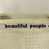 ビューティフルピープル beautiful people プレイド ビニール ロゴテープ ショルダーバッグ レディース
