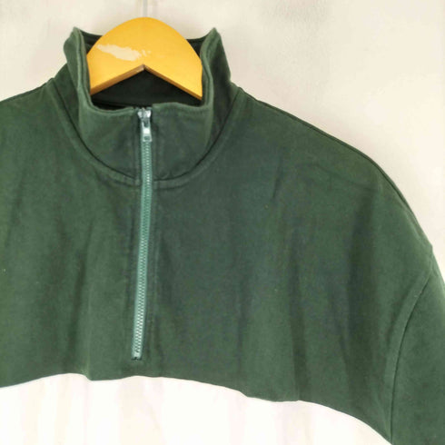 ノーティカ NAUTICA Panel Border Half Zip Tee パネル ボーダー ハーフジップ Tシャツ メンズ JPN:L