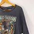 ハーレーダビッドソン HARLEY-DAVIDSON USA製 袖&裾 シングルステッチ イーグルプリントTシャツ メンズ import:XL