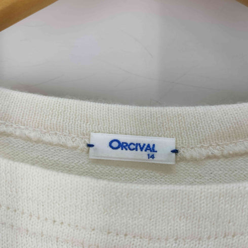 オーシバル ORCIVAL ウール100 ボーダー ニット レディース 14