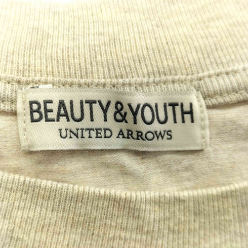 ビューティーアンドユースユナイテッドアローズ BEAUTY & YOUTH UNITED ARROWS カラー メランジ クルーネック Tシャツ メンズ JPN:L
