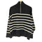 ザラ ZARA ハーフジップ ボーダー ニット レディース import:M