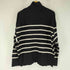 ザラ ZARA ハーフジップ ボーダー ニット レディース import:M