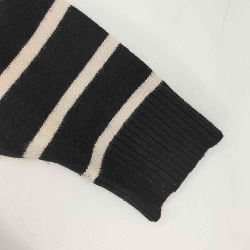 ザラ ZARA ハーフジップ ボーダー ニット レディース import:M