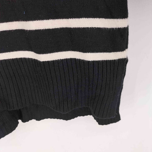 ザラ ZARA ハーフジップ ボーダー ニット レディース import:M