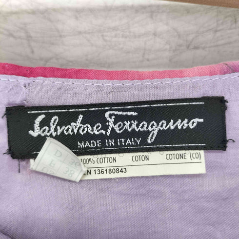 サルヴァトーレフェラガモ Salvatore Ferragamo 花柄 フレア スカート レディース 6