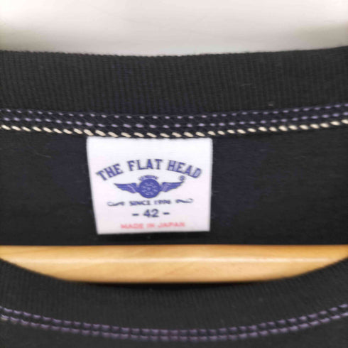 ザフラットヘッド the flat head ロゴプリントTシャツ メンズ JPN:42