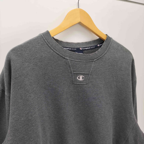 チャンピオン Champion 00S 前V 刺繍 袖 目あり スウェット メンズ 105