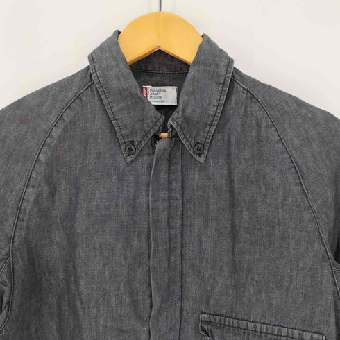 リーバイス Levis ENGINEERED JEANS コットンリネン ジップアップ ボタンダウンシャツ メンズ JPN:M