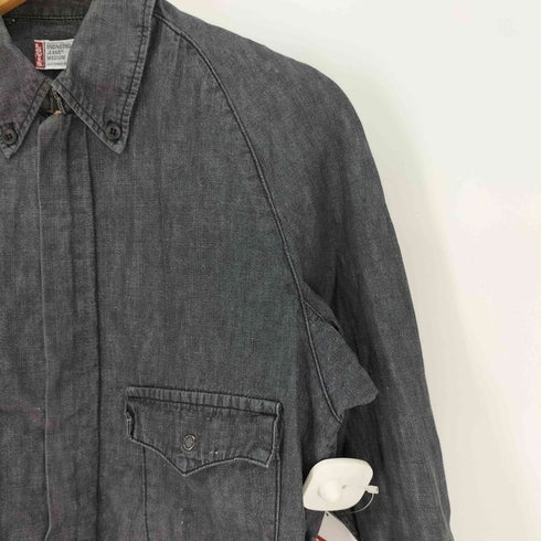 リーバイス Levis ENGINEERED JEANS コットンリネン ジップアップ ボタンダウンシャツ メンズ JPN:M