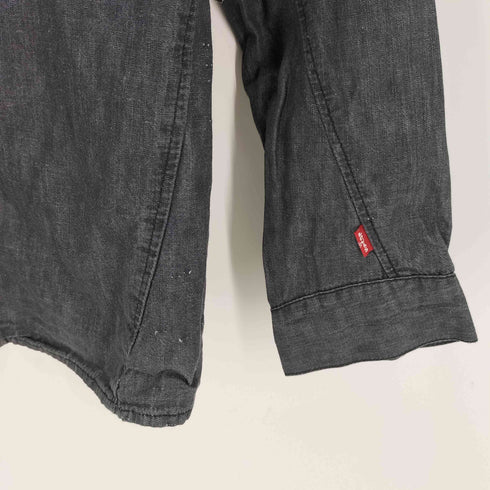 リーバイス Levis ENGINEERED JEANS コットンリネン ジップアップ ボタンダウンシャツ メンズ JPN:M