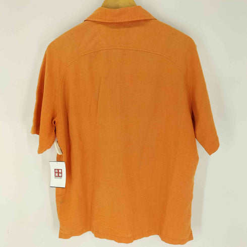 エディーバウアー Eddie Bauer ヘンプコットン オープンカラー シャツ メンズ import:M