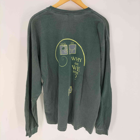 アンビル Anvil USA製 BE GOOD FAMILY / WHY ARE YOU HERE? ロングスリーブTシャツ ロンT メンズ import:L