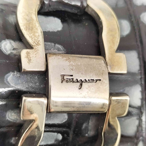サルヴァトーレフェラガモ Salvatore Ferragamo 総柄 ガンチーニ パンプス レディース 6