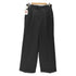 PRONTI プロンティ 90s Gang Slacks ギャング スラックス バギー ワイド 2タック 裾ダブル チェック ブラック メンズ