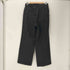 PRONTI プロンティ 90s Gang Slacks ギャング スラックス バギー ワイド 2タック 裾ダブル チェック ブラック メンズ