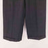 PRONTI プロンティ 90s Gang Slacks ギャング スラックス バギー ワイド 2タック 裾ダブル チェック ブラック メンズ