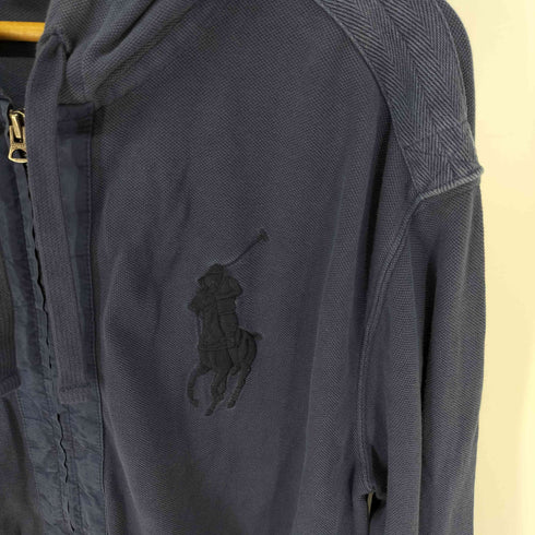 ポロバイラルフローレン Polo by RALPH LAUREN ビックポニー 鹿の子 ジップアップパーカー メンズ JPN:L