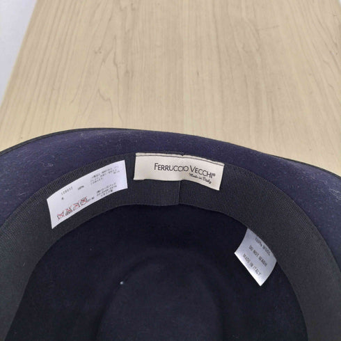 フェリシオベッキ FERRUCCIO VECCHI MADE IN ITALY イタリア製 ウール 中折れ ハット レディース