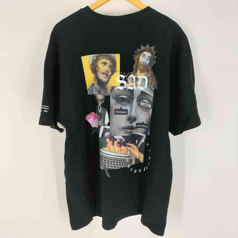 レジェンダ LEGENDA UNDER GROUND キリスト プリントTシャツ メンズ