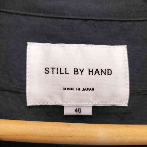 スティルバイハンド STILL BY HAND Pin tuck half sleeve shirt ピンタック 半袖シャツ 半袖オープンカラーシャツ メンズ 46