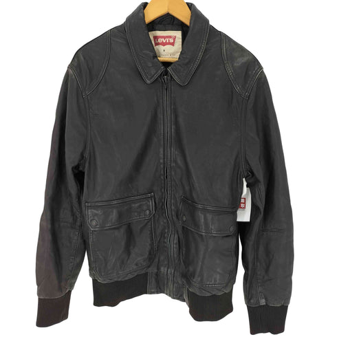 リーバイス Levis ラムレザー A-2型 フライトジャケット メンズ JPN:M