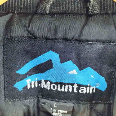 トライマウンテン TRI-MOUNTAIN 00S 刺繍ロゴパッチ ブルゾン ワークジャケット メンズ import:L
