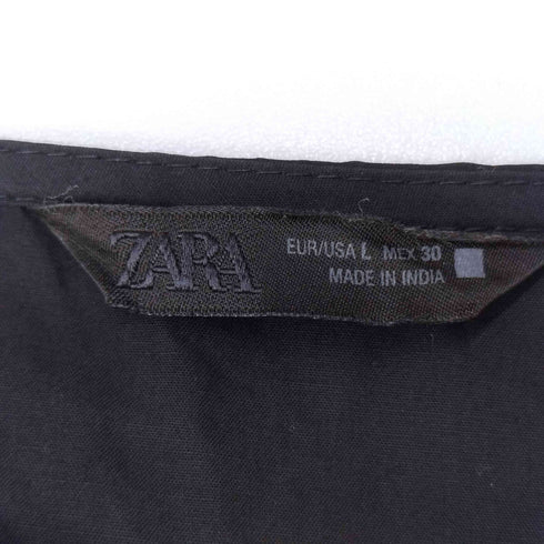 ザラ ZARA エンブロイダリー パフスリーブシャツ レディース JPN:L