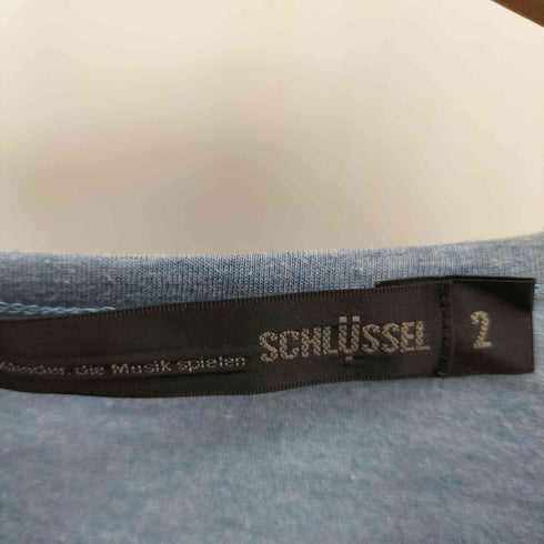 シュリセル SCHLUSSEL グラフィックプリント Vネック S/S Tシャツ メンズ 2