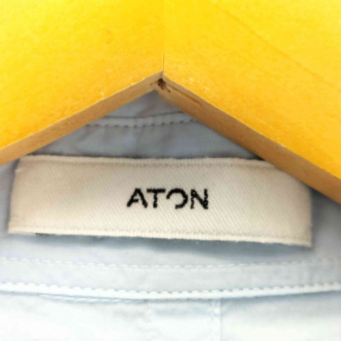 エイトン ATON SHRINK COTTON LAWN OVERSIZED S/S SHIRT シュリンクコットンローン オーバーサイズハーフスリーブシャツ メンズ 02