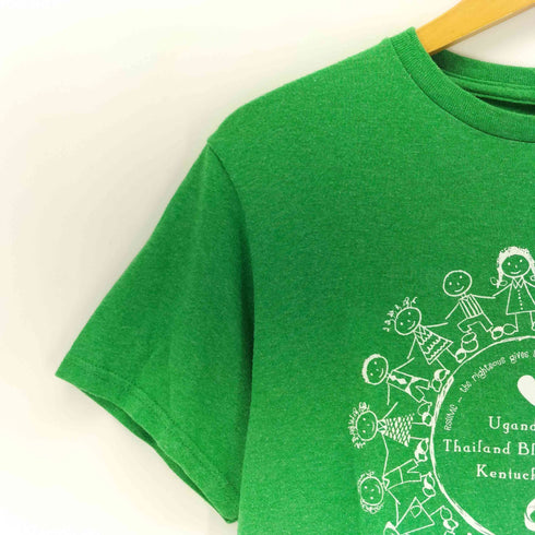 デルタ DELTA 00s イラストプリント クルーネックTシャツ レディース import:S