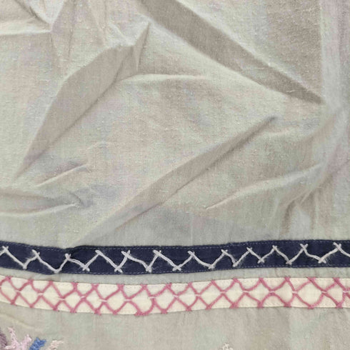 NANU NANA インド製 コットン 裾刺繍 スカート レディース