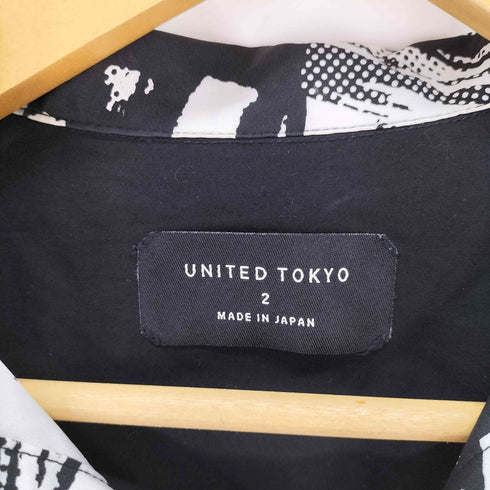 ユナイテッドトウキョウ UNITED TOKYO 総柄 オープンカラー半袖シャツ メンズ JPN:2
