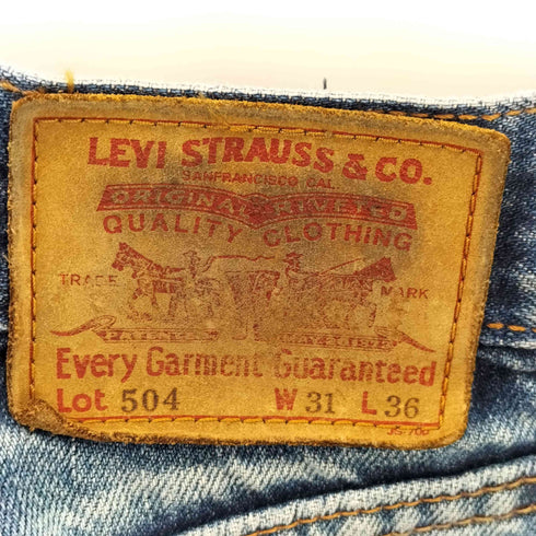 リーバイス Levis 504 ストレートデニムパンツ メンズ W31 L36
