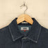 トミージーンズ tommy jeans OVERSIZED FIT チェック 切替 スナップ ウエスタン デニム シャツ ジャケット メンズ S