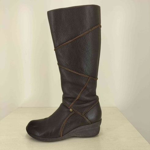 ハッシュパピーズ HUSH PUPPIES ステッチデザイン ロングブーツ レディース US:6